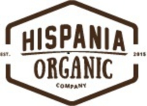 HISPANIA ORGANIC COMPANY Logo (EUIPO, 24.08.2017)