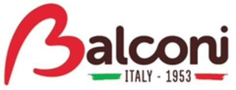 BALCONI ITALY 1953 Logo (EUIPO, 12.04.2018)