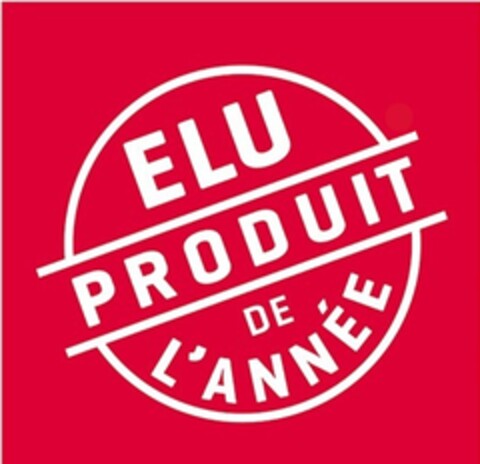 ELU PRODUIT DE L'ANNEE Logo (EUIPO, 11/13/2018)