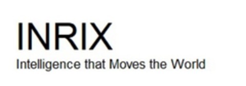 INRIX Intelligence that Moves the World Logo (EUIPO, 25.07.2019)