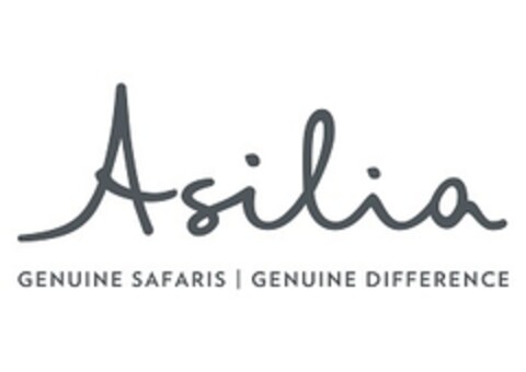 ASILIA   GENUINE SAFARIS   GENUINE DIFFERENCE Logo (EUIPO, 12.08.2019)