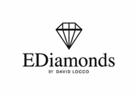 EDIAMONDS BY DAVID LOCCO Logo (EUIPO, 10/17/2019)