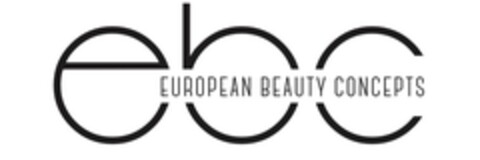 ebc EUROPEAN BEAUTY CONCEPTS Logo (EUIPO, 08.12.2021)