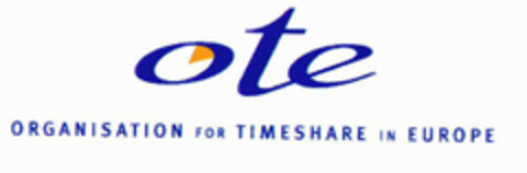 ote ORGANISATION FOR TIMESHARE IN EUROPE Logo (EUIPO, 02/25/1998)