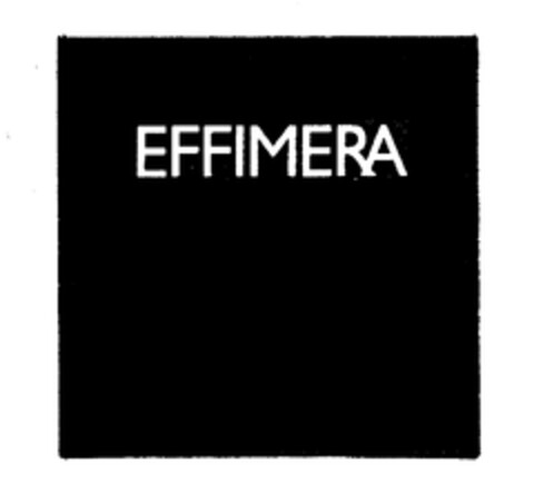 EFFIMERA Logo (EUIPO, 23.12.1998)