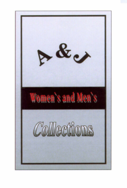 A&J Women's and Men's Collections Logo (EUIPO, 01/02/2001)