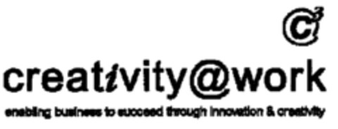 creativity@work enabling business to succeed through Innovation & creativity Logo (EUIPO, 14.12.2001)