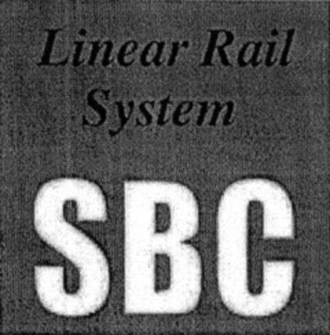 Linear Rail System SBC Logo (EUIPO, 18.03.2003)