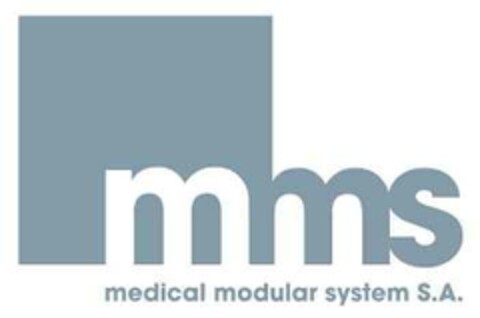 mms medical modular system S.A. Logo (EUIPO, 03/08/2004)