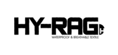 HY-RAGH WATERPROOF & BREATHABLE TEXTILE Logo (EUIPO, 24.03.2006)