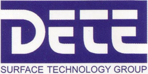 DETE SURFACE TECHNOLOGY GROUP Logo (EUIPO, 05/10/2006)