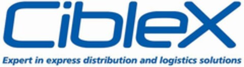 CibleX Expert in express distribution and logistics solutions Logo (EUIPO, 03/26/2008)