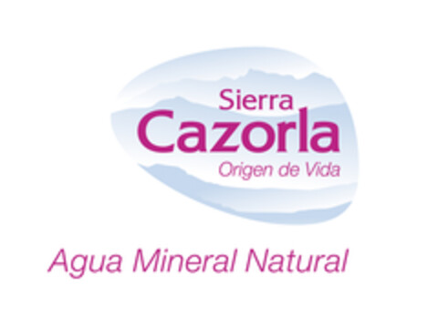 Sierra Cazorla Origen de Vida Agua Mineral Natural Logo (EUIPO, 06/24/2008)