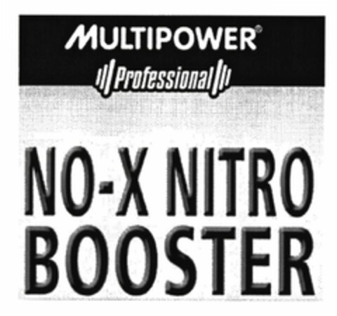 MULTIPOWER Professional NO-X NITRO BOOSTER Logo (EUIPO, 16.04.2009)