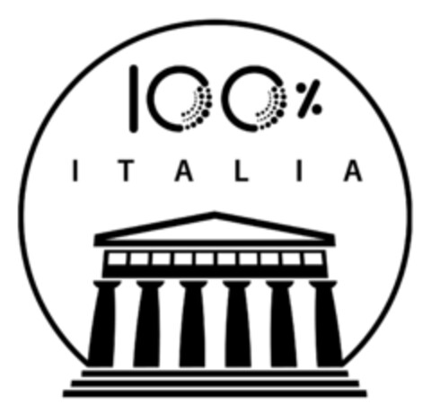 100% ITALIA Logo (EUIPO, 20.05.2010)