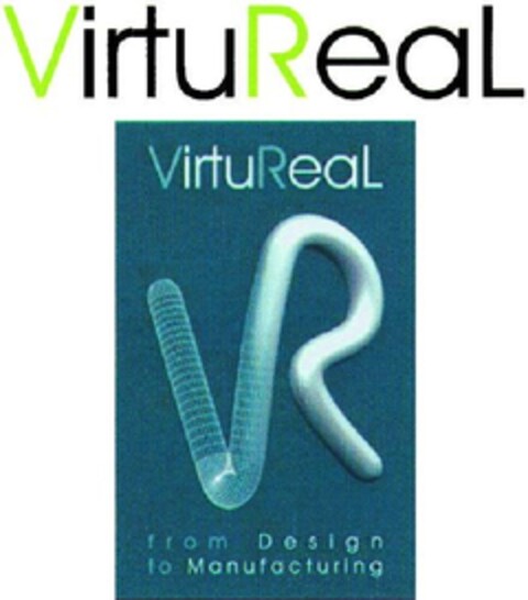 VirtuReal VirtuReal from Design to Manufacturing Logo (EUIPO, 10.02.2011)