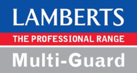 LAMBERTS THE PROFESSIONAL RANGE Multi-Guard Logo (EUIPO, 29.05.2013)