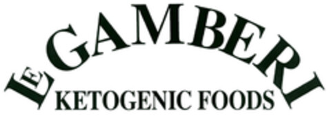 LE GAMBERI KETOGENIC FOODS Logo (EUIPO, 09/18/2014)