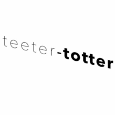 TEETER-TOTTER Logo (EUIPO, 12/25/2017)