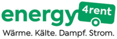 energy4rent Wärme. Kälte. Dampf. Strom. Logo (EUIPO, 03.09.2018)