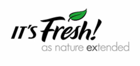 It's Fresh! as nature extended Logo (EUIPO, 01/21/2019)