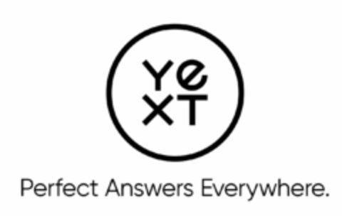 YEXT Perfect Answers Everywhere Logo (EUIPO, 04/30/2019)