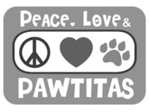 PEACE LOVE & PAWTITAS Logo (EUIPO, 07.09.2020)