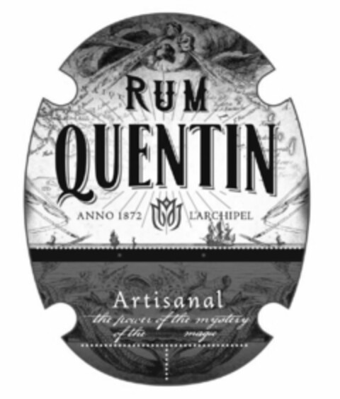 RUM QUENTIN ANNO 1872 L’ARCHIPEL Artisanal the power of the mystery of the magic Logo (EUIPO, 10/04/2021)