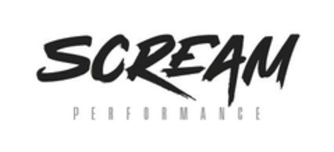 SCREAM PERFORMANCE Logo (EUIPO, 03/21/2022)