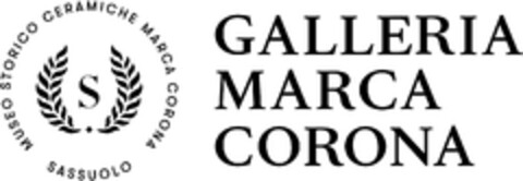 MUSEO STORICO CERAMICHE MARCA CORONA SASSUOLO S GALLERIA MARCA CORONA Logo (EUIPO, 31.07.2023)