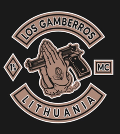 LOS GAMBERROS 1 % LITHUANIA MC Logo (EUIPO, 22.12.2023)