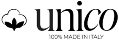 UNICO 100% MADE IN ITALY Logo (EUIPO, 02.08.2024)