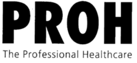 PROH The Professional Healthcare Logo (EUIPO, 14.11.1996)