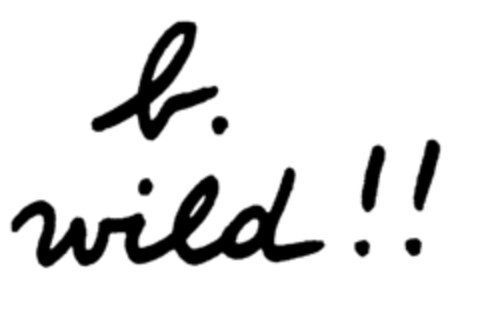 b. wild!! Logo (EUIPO, 27.08.1997)