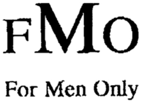 FMO For Men Only Logo (EUIPO, 23.10.1997)