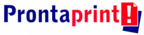 Prontaprint! Logo (EUIPO, 07.07.1999)