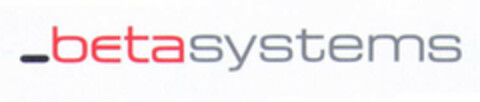 betasystems Logo (EUIPO, 21.05.2001)