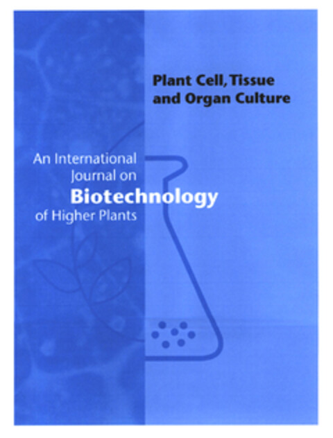 An International Journal on Biotechnology of Higher Plants Plant Cell, Tissue and Organ Culture Logo (EUIPO, 02/10/2003)