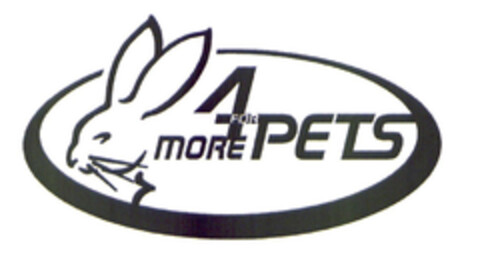 MORE 4 FOR PETS Logo (EUIPO, 06.07.2004)