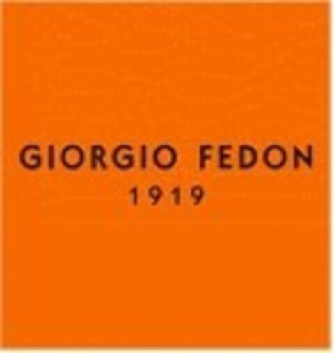 GIORGIO FEDON 1919 Logo (EUIPO, 10.04.2006)