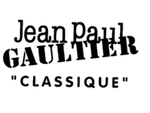 Jean Paul GAULTIER "CLASSIQUE" Logo (EUIPO, 30.04.2009)