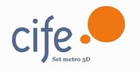 CIFE SET METRO 3D Logo (EUIPO, 08.10.2010)