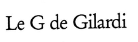 Le G de Gilardi Logo (EUIPO, 11.10.2011)
