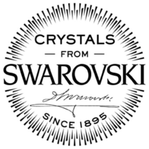 CRYSTALS FROM SWAROVSKI SINCE 1895 Logo (EUIPO, 12/29/2014)