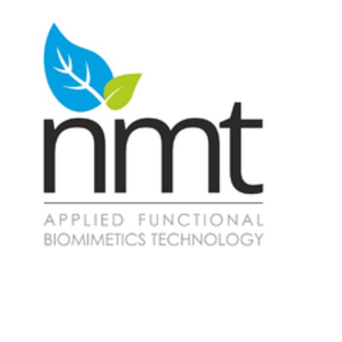 nmt  APPLIED FUNCTIONAL BIOMIMETICS TECHNOLOGY Logo (EUIPO, 15.06.2015)