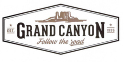 GRAND CANYON FOLLOW THE ROAD EST 1995 Logo (EUIPO, 26.10.2016)