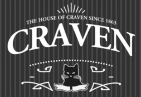 THE HOUSE OF CRAVEN SINCE 1863 CRAVEN Logo (EUIPO, 11.07.2017)