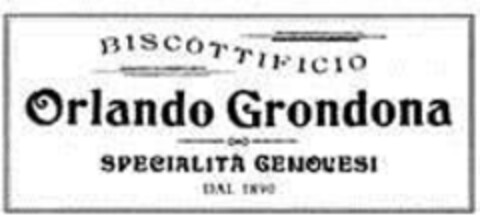 BISCOTTIFICIO Orlando Grondona SPECIALITA' GENOVESI Logo (EUIPO, 07.03.2018)
