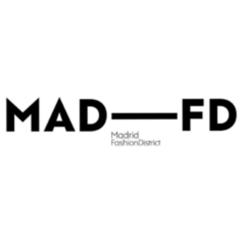 MAD FD MADRID FASHION DISTRICT Logo (EUIPO, 07/16/2018)