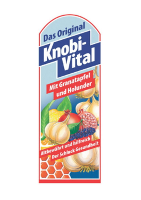 Das Original Knobi-Vital Mit Granatapfel und Holunder Logo (EUIPO, 20.11.2018)